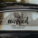 Search for just married car decor Newly weds