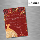 Search for magnetic quinceanera invitations 15 years old