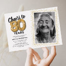 Search for 80th birthday invitations eightieth