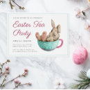 Search for easter tea invitations Rabbit