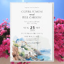 Search for greece destination wedding invitations Elegant