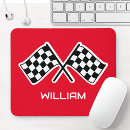 Search for car racing mousepads Chequered flag