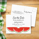 Search for summer family reunion save the date postcards Watermelon