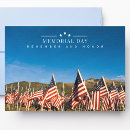 Search for memorial service postcards Military