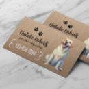 Search for dog walking business cards Professional