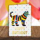 Search for tiger birthday cards Modern