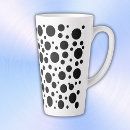 Search for black and white polka dots mugs Elegant