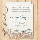 Search for cornflower blue wedding invitations Watercolor