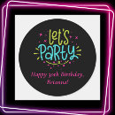 Search for lets celebrate stickers Black