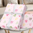 Search for pink dinosaur wrapping paper Pattern