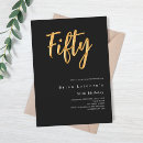 Search for husband birthday invitations Gold