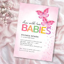Search for pink butterfly invitations Modern