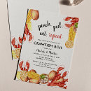 Search for mardi gras crawfish invitations House party bbq