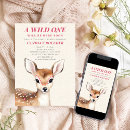 Search for wild baby shower invitations Woodland