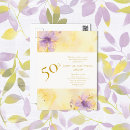 Search for gold floral anniversary cards Watercolor