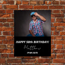 Search for 50th birthday posters White