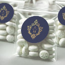Search for navy and gold wedding stickers Stylish