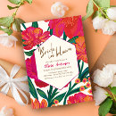 Search for orange bridal shower invitations Colourful