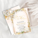 Search for love in bloom bridal shower invitations Watercolor floral