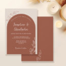 Search for autumn leaves wedding invitations Burnt orange