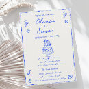 Search for cobalt blue wedding invitations Trendy