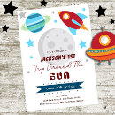 Search for around the world birthday invitations Out of this world