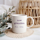 Search for first time grandmother mugs Typography