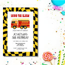 Search for fire birthday invitations Boy