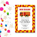 Search for fire birthday invitations Boy