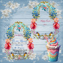 Search for decorated easter egg invitations Floral