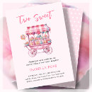 Search for cotton candy invitations Two sweet