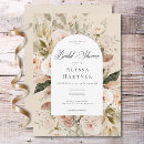 Search for neutral bridal shower invitations Elegant