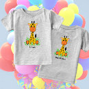 Search for giraffe baby shirts Africa