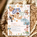 Search for wild animal invitations Kids