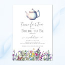 Search for tea with the bride to be invitations Teapot