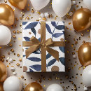 Search for indigo wrapping paper Boho