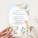 Search for boho safari baby shower invitations Pampas grass