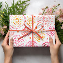 Search for fireworks wrapping paper Cute