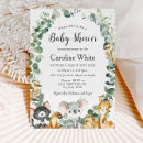 Search for cute animal baby shower invitations For kids