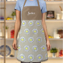 Search for brown pattern aprons Flower