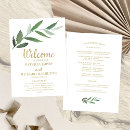 Search for gold foil wedding programs Ceremony