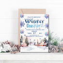 Search for winter onderland invitations Blue