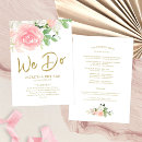 Search for blush pink wedding programmes Ceremony