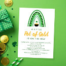 Search for st patricks day baby invitations Lucky little shamrock