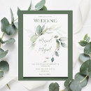Search for greenery and gold invitations Calligraphy