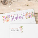 Search for graduations return address labels Watercolor