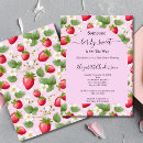 Search for pink strawberry invitations Arch