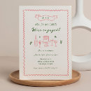 Search for pink engagement party invitations Handwritten