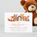 Search for watercolor woodland animals baby shower invitations Cute