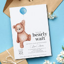 Search for baby boy shower invitations teddy bear